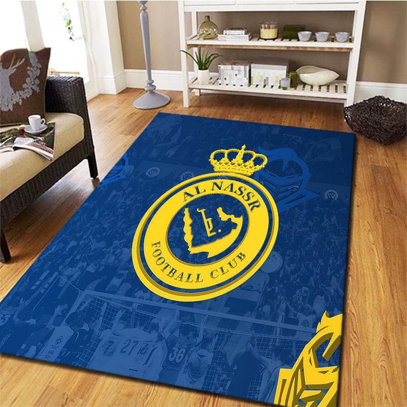 Al-Nassr FC Carpet Rug for Living Room Bedroom Home Sofa Decoration,Kids play Non-slip Floor Mat