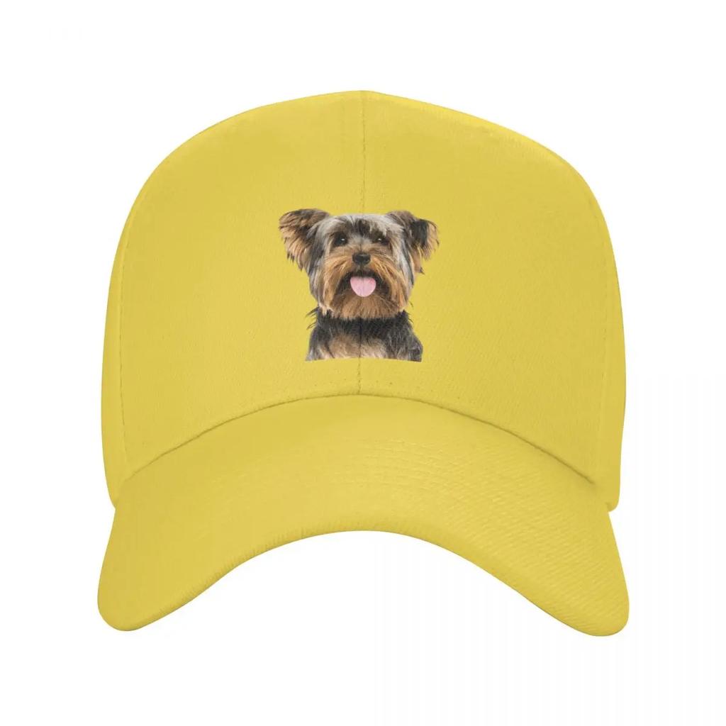 Custom Yorkshire Terrier Baseball Cap for Unisex Women Adjustable Yorkie Dog Dad Hat Outdoor Snapback Hats