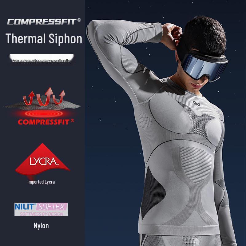 Unisex Schnelltrocknender Skianzug: Kältefeste Kompressions-Basisschicht für Outdoor-Sportarten