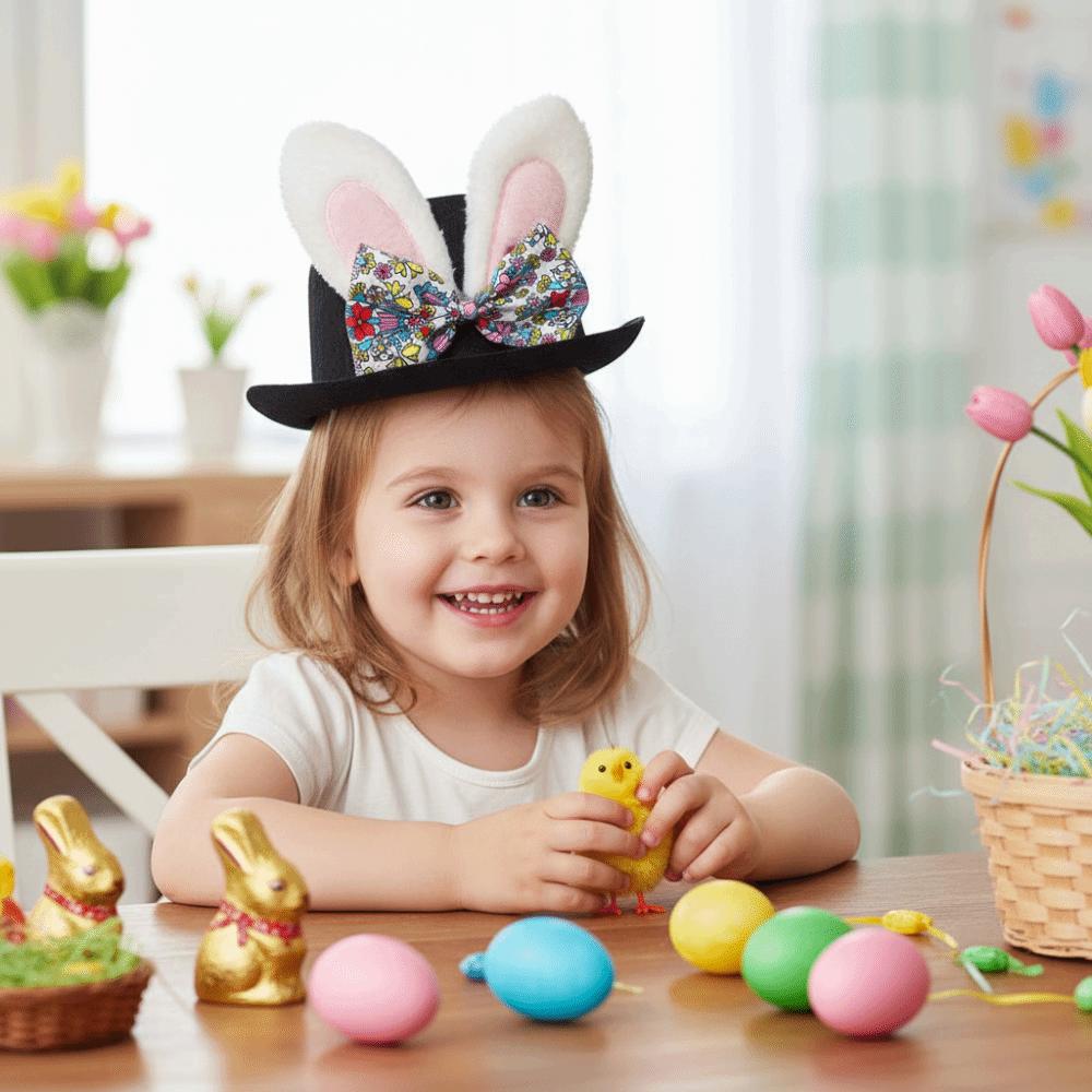 Accessory Black Color Easter Hat Role Play Cosplay Top Hat Stage Performance Dress Up Party Favors Adults Use