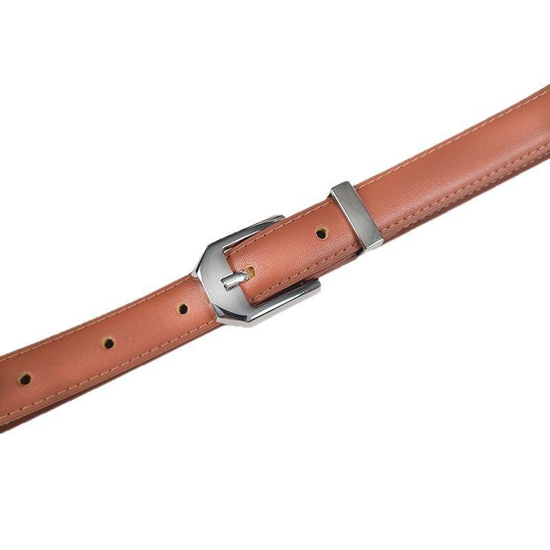 elt omen's leather pin buckle belt imple casual belt Sample design belt