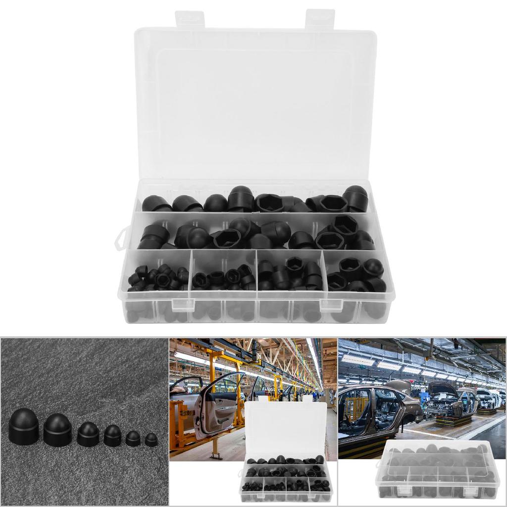 145pcsCelsiusbox PE Dome Nut Kit M4 M5 M6 M8 M10   Hex Nut   Hardware Fasteners