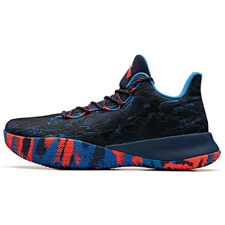 Anta Pallas Mid Top Basketball Shoes Men's Blue 11941621-6