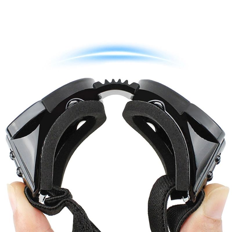 Dog Goggles for Medium Small Dog Waterproof Dog Sunglasses Windproof Goggles Adjust Pet Goggles