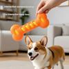Dog Chew Toy TPR Teething Bone Tough Durable Interactive Training Puppy Chew Toy Boredom Relief