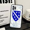 Bosnia And Herzegovina Passport Phone Case For Iphone 16 15 17 13 14 12 11 Pro Max Plus Black Shell Cover Case