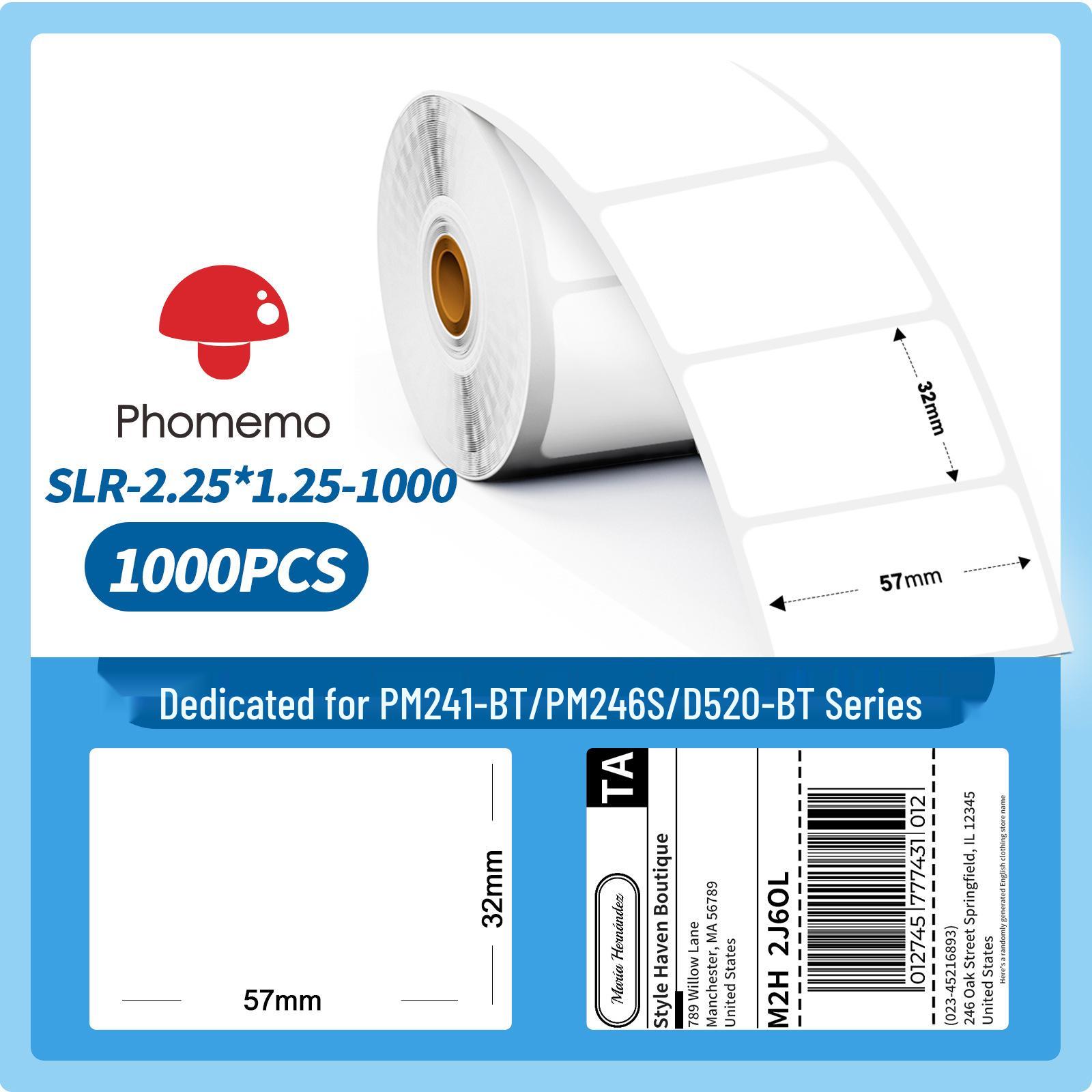 Phomemo Waterproof Thermal Label Paper for Logistics and Express Printing