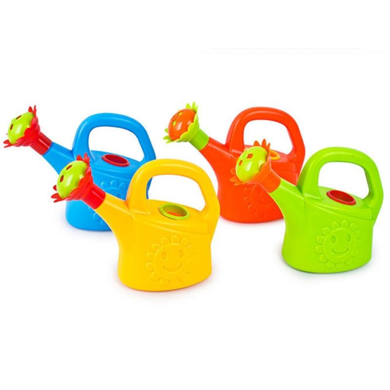 Kids Summer Beach Toys Cute Flower Shape Baby Watering Can Seaside Kids for Play Water Games Tool Kids Outing Supplies