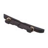 Ebony Wood Mandolin Lower Bridge Adjustable String Bridge String Instrument Accessories