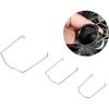 3Pcs Radiator Hose Retaining Spring Clip, Horse Shoe Clip Clamp for BMW E39 E38 E60 E90 745Li X5 E46 (3)