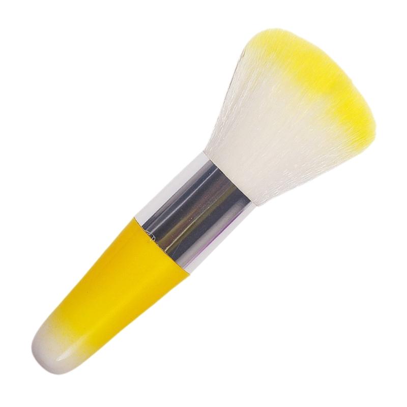 Gentle Nail Art Dust Brush Compact Ergonomic Handle For Efficient Manicure Cleaning And Multi Purpose Use