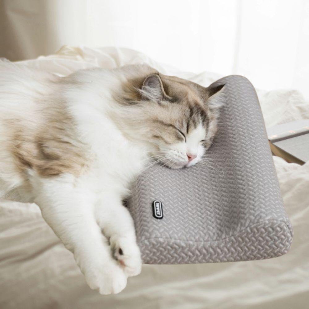 Soft Dog Neck Support Pillow Cute Dog Bed Pillow Cat Sleep Mat Pet Calming Toy  For Kitten Puppy