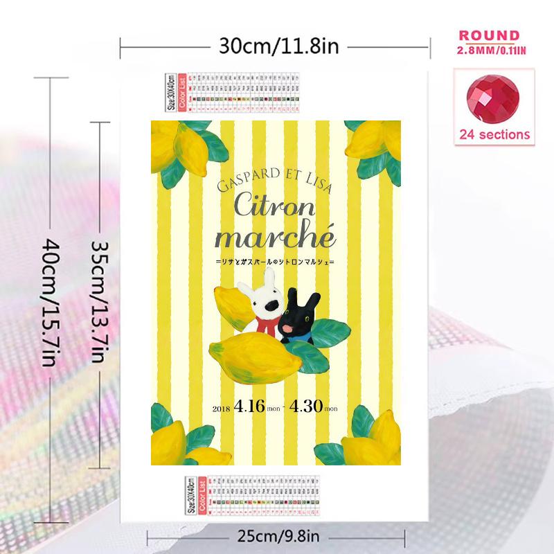 Gaspard Lisa Smile.29 100% Round Full Drill 5D DIY Diamond Painting Embroidery Cross Stitch Rhinestone Décor