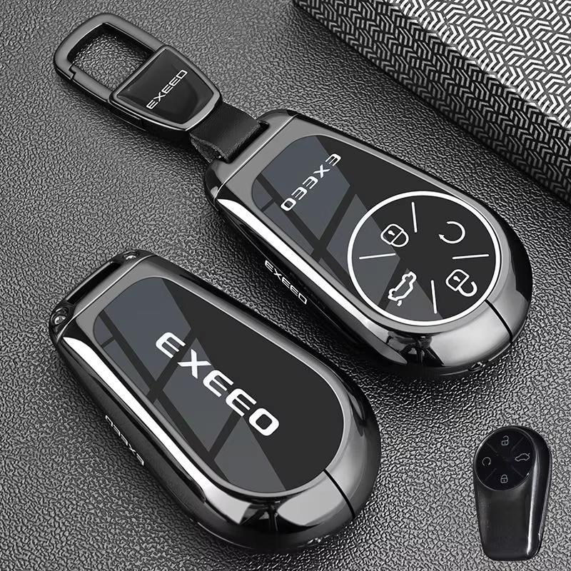 Exeed VX 2025 Key Case Keychain For Chery Exeed RX CDM\LX TXL PHEV Modified Key Ring Fob Case Protector Auto Accessories