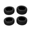 86mm Rim Rubber Tires with V Hole Outline for WLToys 144001 124018 124019 12428 1 10 RC Car PartsBlack