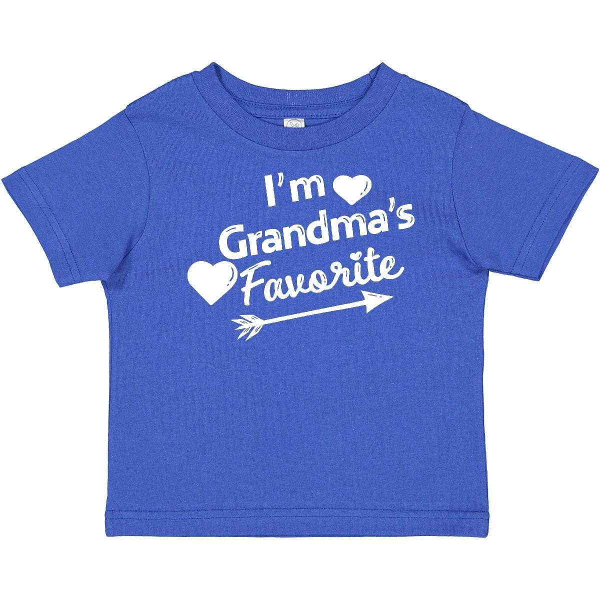 Inktastic I m Grandma s Favorite With Arrow And Hearts Baby T-Shirt Family Day 160