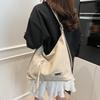 Bag Lazy Wind Underarm Bag New Large Capacity Tote Bag Wide Shoulder Strap Single Shoulder Casual Backpack