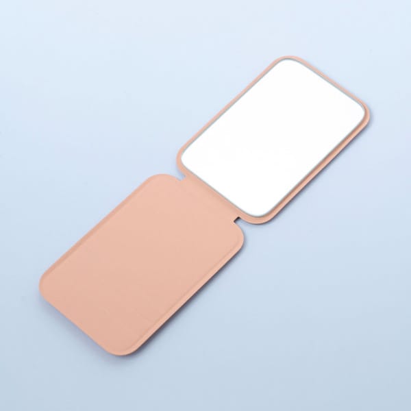 Pink Cover Stand Square Mirror Small
