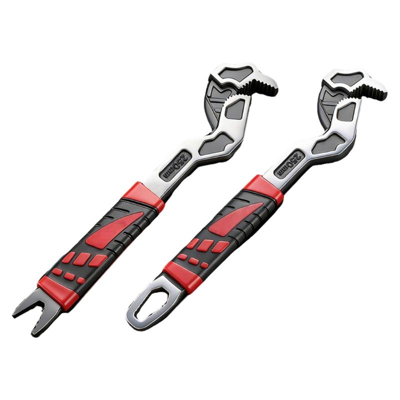 Rustproof Double Head Auto Locking Adjustable Wrench for Reliable Performances in Damp Industrial and Outdoor Applications