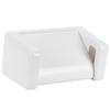 Wall Mounted Toilet Paper Holder Roll Paper Holder Toilet Tissue Rack for BathroomWhite