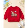 European sizes Cartoon Capybara Children's Crewneck Sweatshirt, Casual  Long-sleeve Crewneck Pullover with Slightly Stretchy Fabric