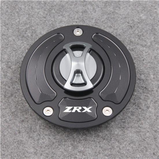 Keyless Motorcycle Fuel Gas Tank cap Cover For Kawasaki ZRX 1200R 2001-2005 2002 2003