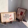 Solid Wood Desktop Picture Frame & Album Display Stand