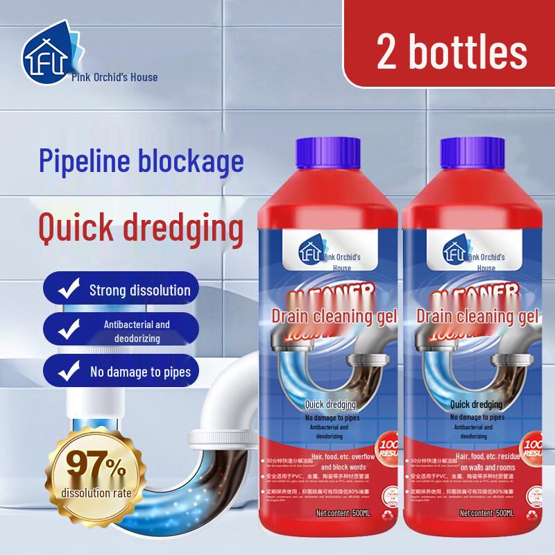 Pipe and Drain Cleaner (2x 500ml)