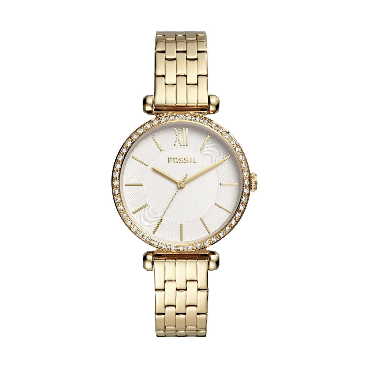 Fossil wristwatch ladies analog stainless BQ3498