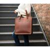 Genuine Brown Leather Women Vintage Looking Tote Shoulder Handmade Purse Bag