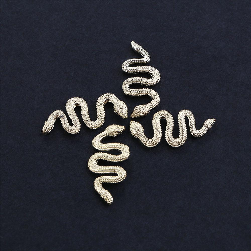 

Подвеска из цинкового сплава в виде змеи 3D-украшения для ногтей Металлические подвески для ногтей Украшения для ногтей Аксессуары для маникюра своими руками