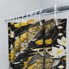 Golden Fish Bath Mat Shower Curtain With Lotus Flower Printing Waterproof For Home Decor Bathroom Accessories