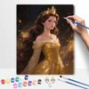 Disney Princess Oil Painting Hand Painting Art Kit Coloring Painting Handmade Diy Home Decoration Gift