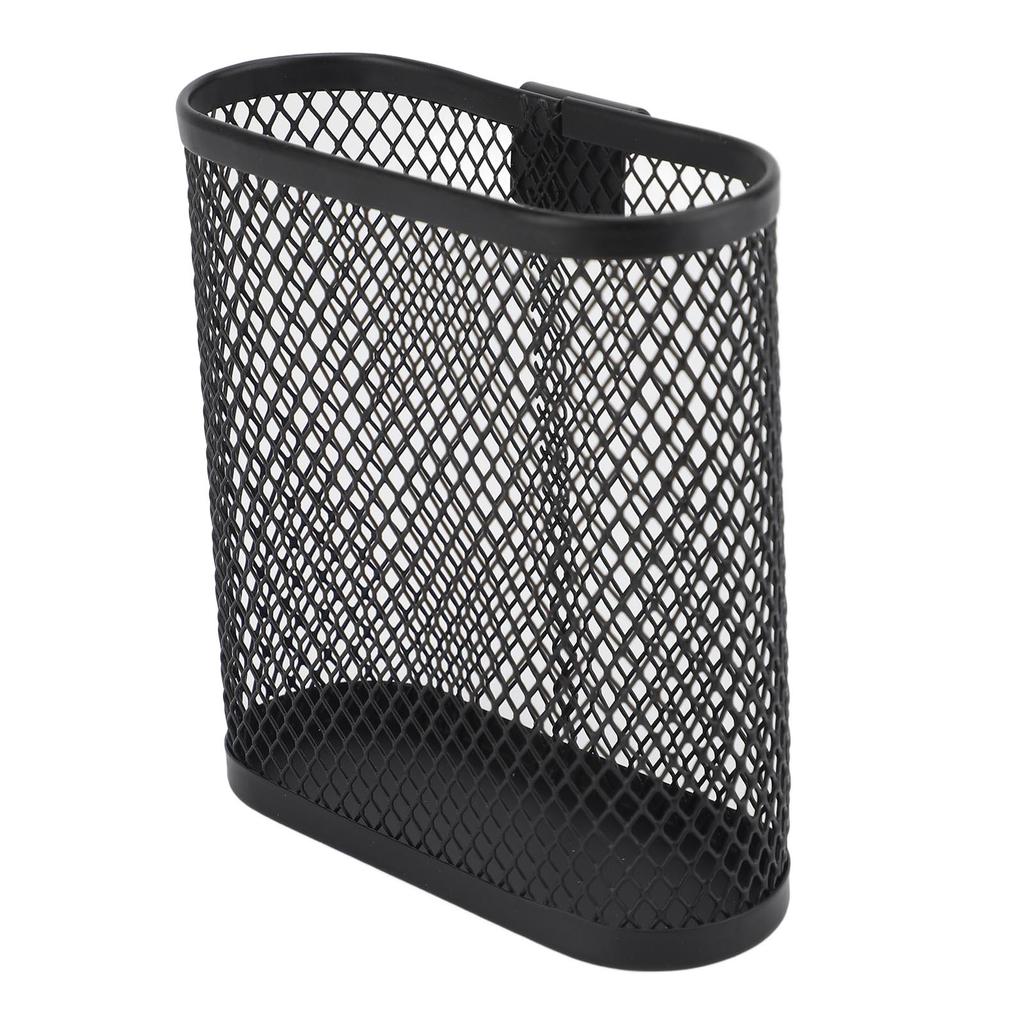 Wall Mounted Pen Holder Desk Rack Mesh Pencil Marker Organizer with Metal Hook for Office