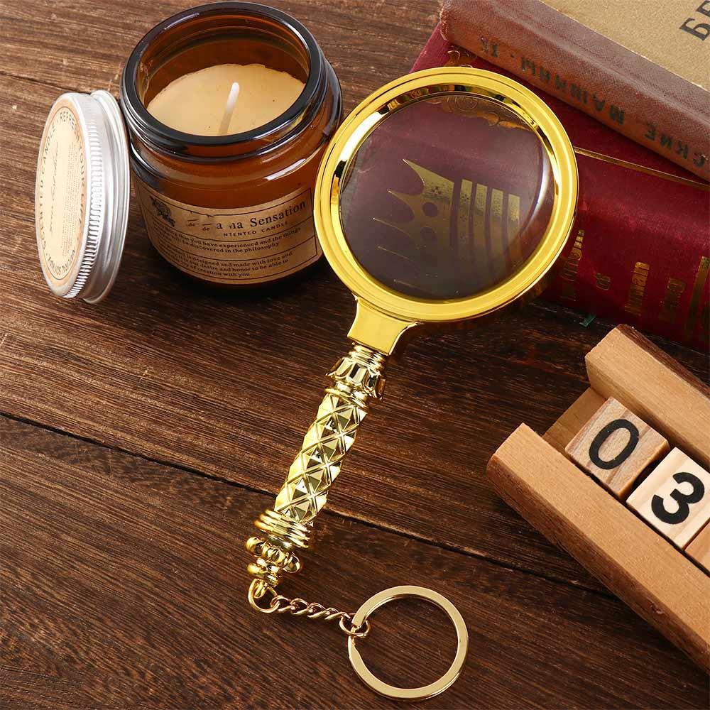 

10X Handheld Magnifier 70mm Handheld Magnifying Glass Eye Loupe Glass Watch Newspaper 70mm