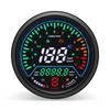 New Motorcycle Instrument with Speedometer Odometer Tachometer LCD Oil Gauge Gear Light Indicator Light Voltage Meter Kmh Mph