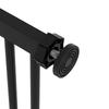 Adjustable Safety Gate W/ One Extensions, Four Adjustable Screws, Black