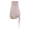 European and American Summer New Comfortable Casual Tube Top Polka Dot Micro-transparent Gauze Splicing Design Top Women