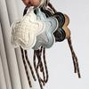 Chic Five Point Star Key Holder PU Leather Craftsmanship Keychain Charm Ideal Gift for Birthdays and Celebrations