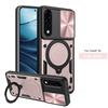 Armor Protection Slide Lens Phone Cover For OnePlus Nord 5 5G Case Car Magnetic Holder Ring Stand for One Plus 1+ Nord5 5G Funda