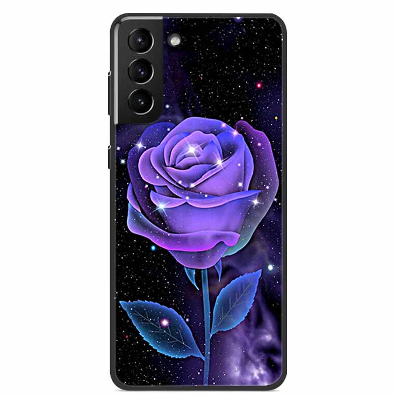 For Samsung S22 Case Wolf Lion Cat Black Silicone Soft Back Cover Case For Samsung Galaxy S21 FE S22 Ultra Phone Case S 22 Funda