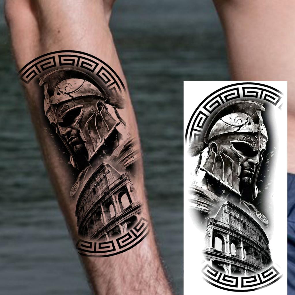 1 Sheet Fashion Dragon Temporary Tattoos For Men Adults Women Forearm Arm Leg Waist Tattoo Sleeve Sticker Disposable Decoration