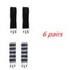 6 Pairs Autumn Winter Coral Velvet Socks Cute Cat Claw Socks For Women Girls Middle Tube Thickened Sleep Socks Home Floor Socks