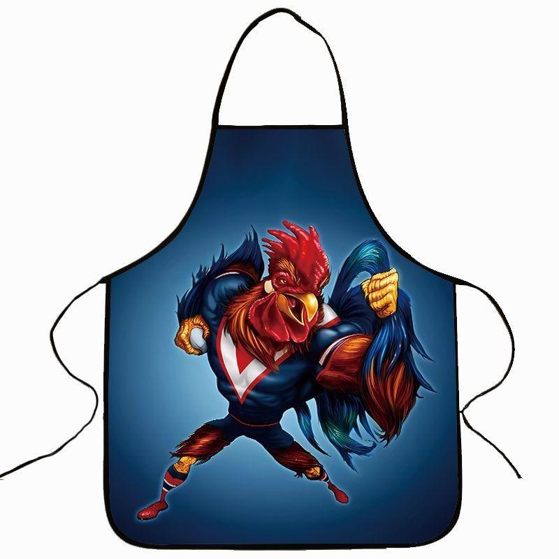 Funny And Popular Product - Printed Apron Featuring Chicken Pattern. Suitable For Barbecue. Funny Apron.