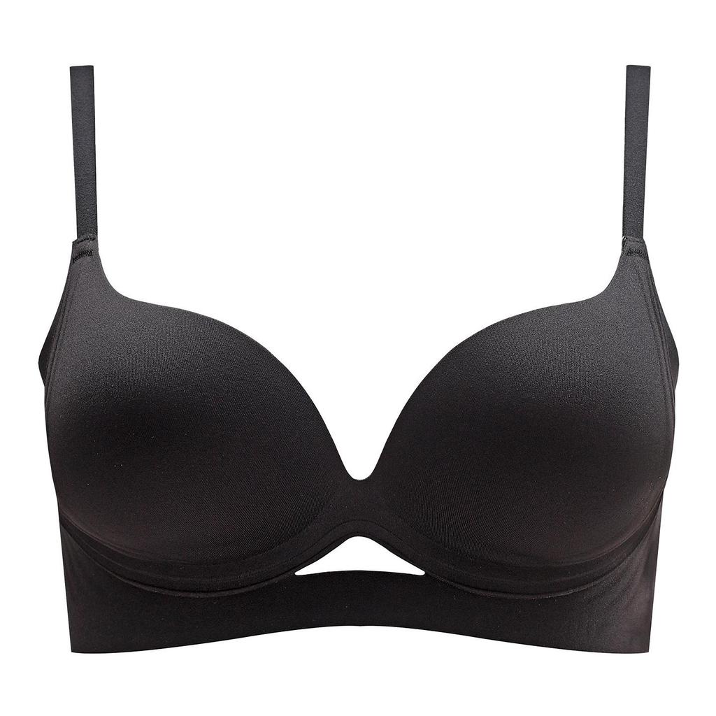 Seamless Hollow Lace Wireless Push-Up Bra for Women - Breathable, Comfortable, One-Piece Design for Small Breasts, Perfect for Summer.
