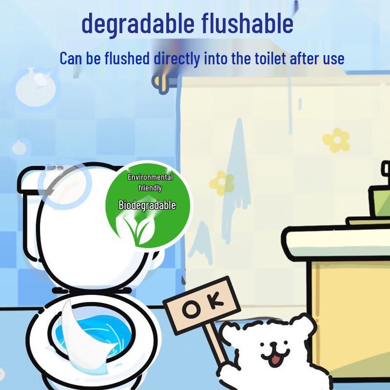 Vinda Spülbares feuchtes Toilettenpapier