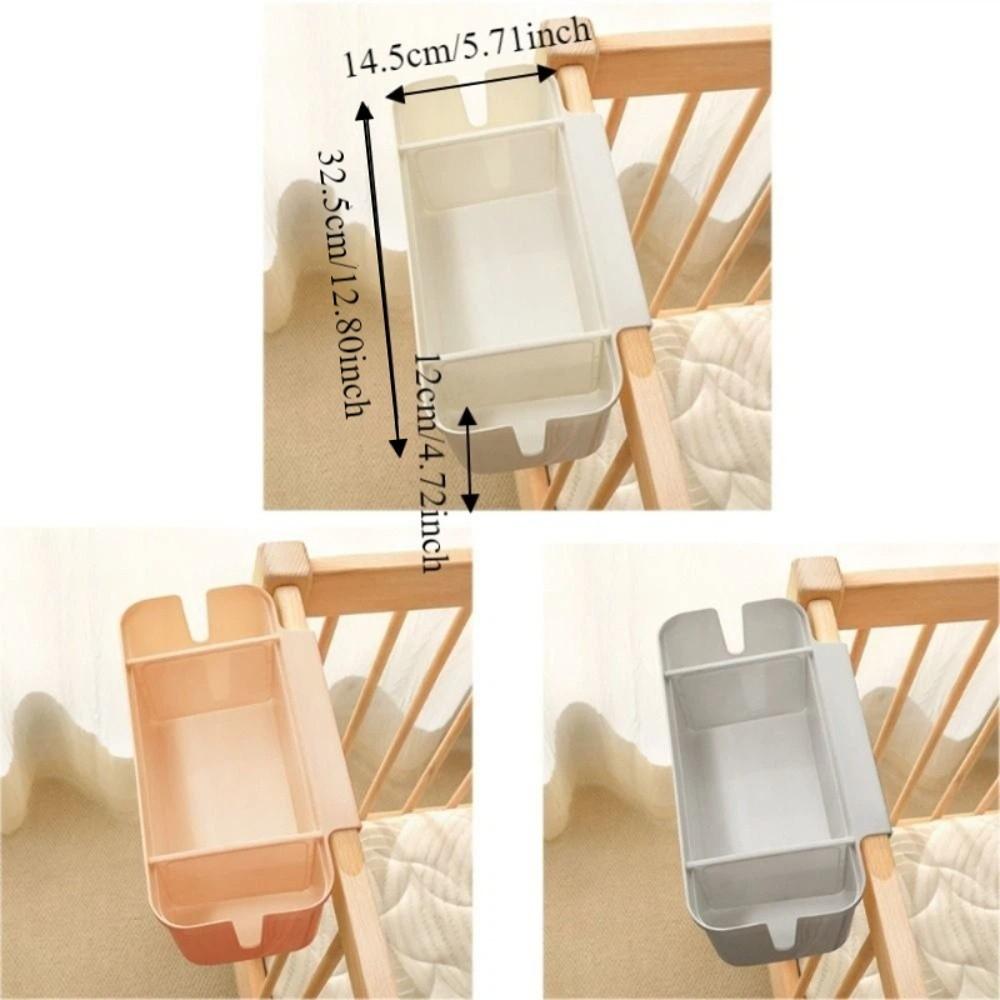 Partition Bedside Storage Rack Large Capacity Bed Hanging Bag Bedside Hanging Basket Home
