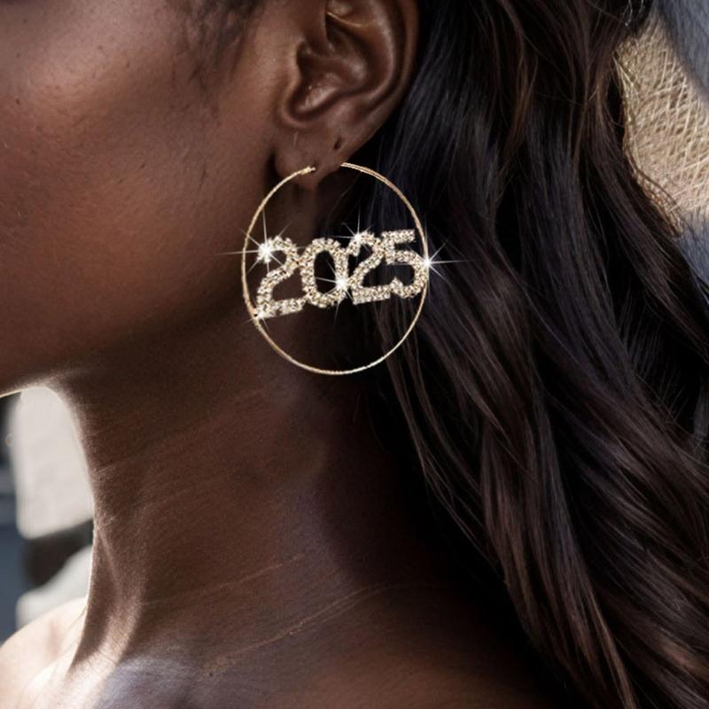 Elegant 2025 Pendant Earrings Jewelry Accessory for Women with Rhinestones Home Accent and Unique Long Designs