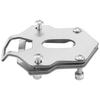 Silver Motorcycle Kickstand Pad Enlarger Base Accessory