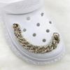 Charms de Sapato de Corrente Decoração de Charme de Metal Para Sapatos Crocs Tamancos Fivela Pingente Ferramenta
